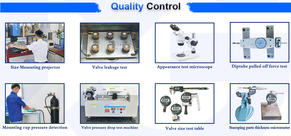 aerosol valve inspection