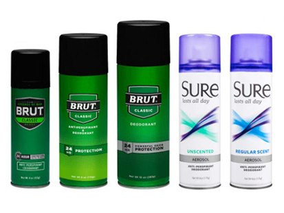Vários produtos de aerossol desodorante em spray recolhidos por risco de benzeno