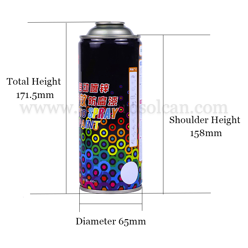 spray paint aerosol tinplate can 