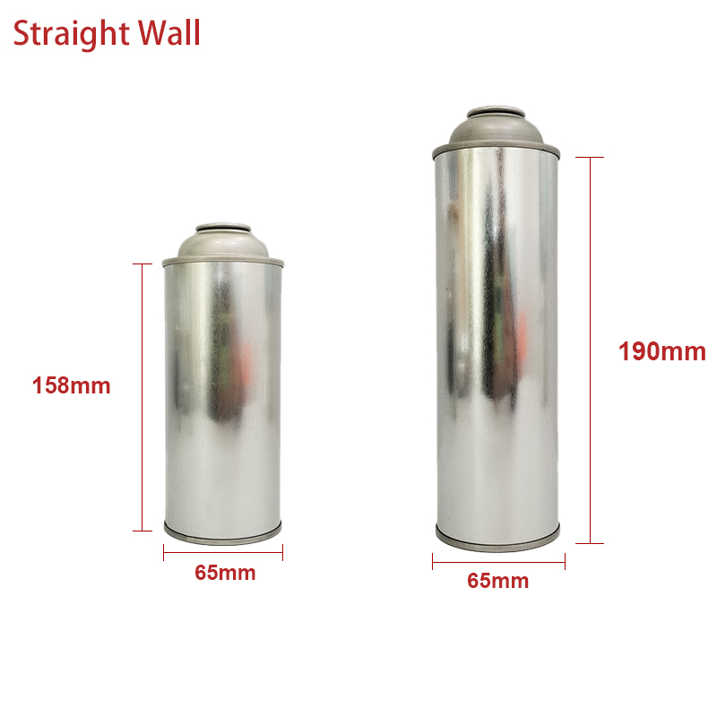 straight wall type aerosol cans