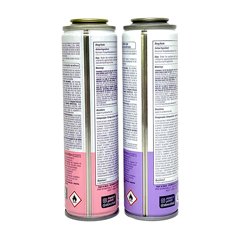 3 pieces aerosol tin can