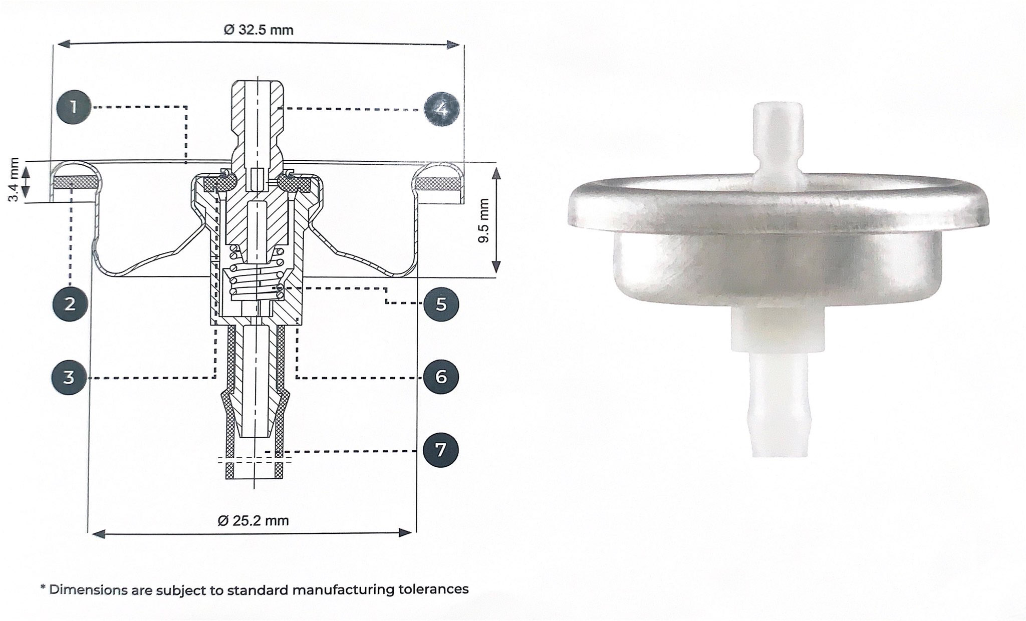 One inch valve and nozzles