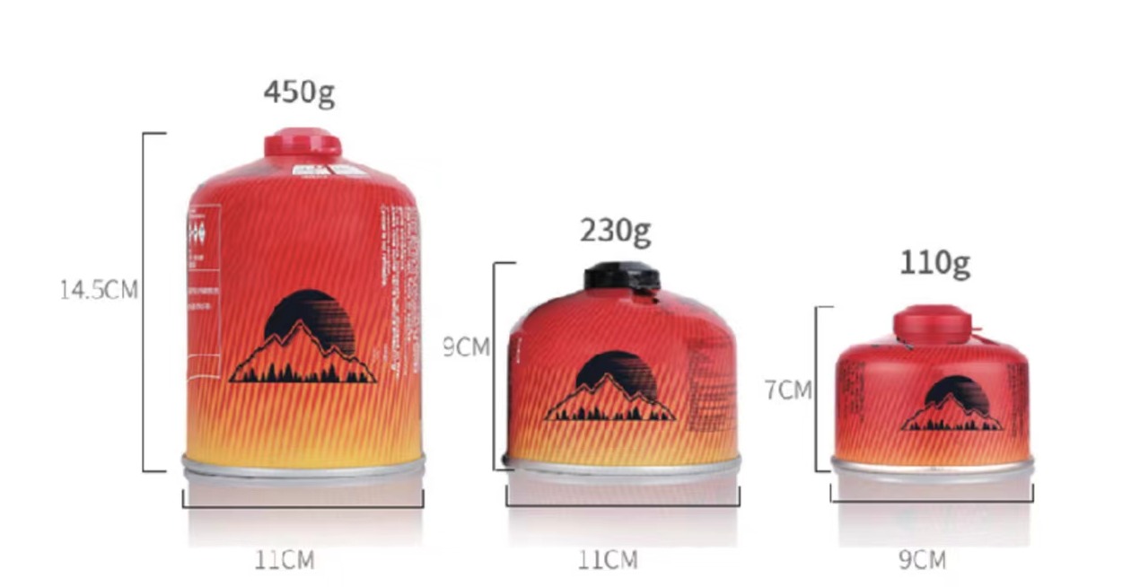 450g/230g/110g Camping gas can
