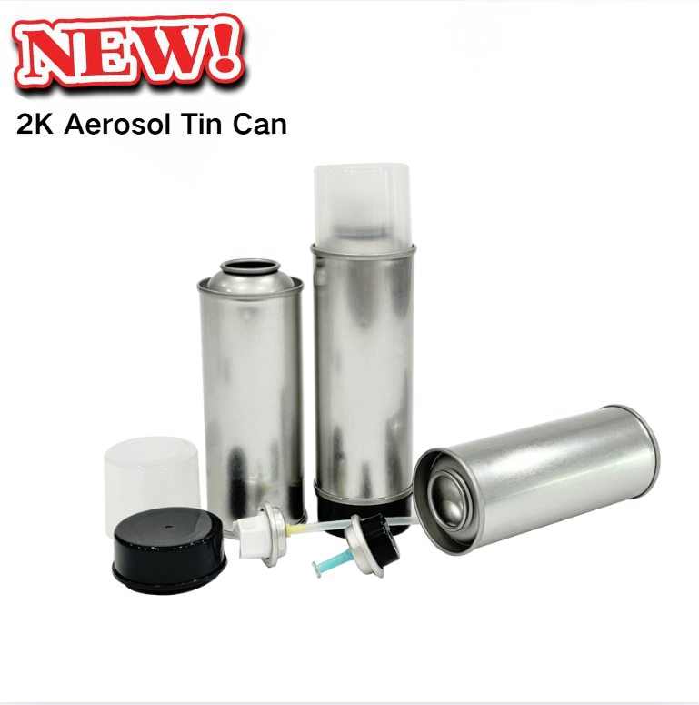 2k aerosol tin can