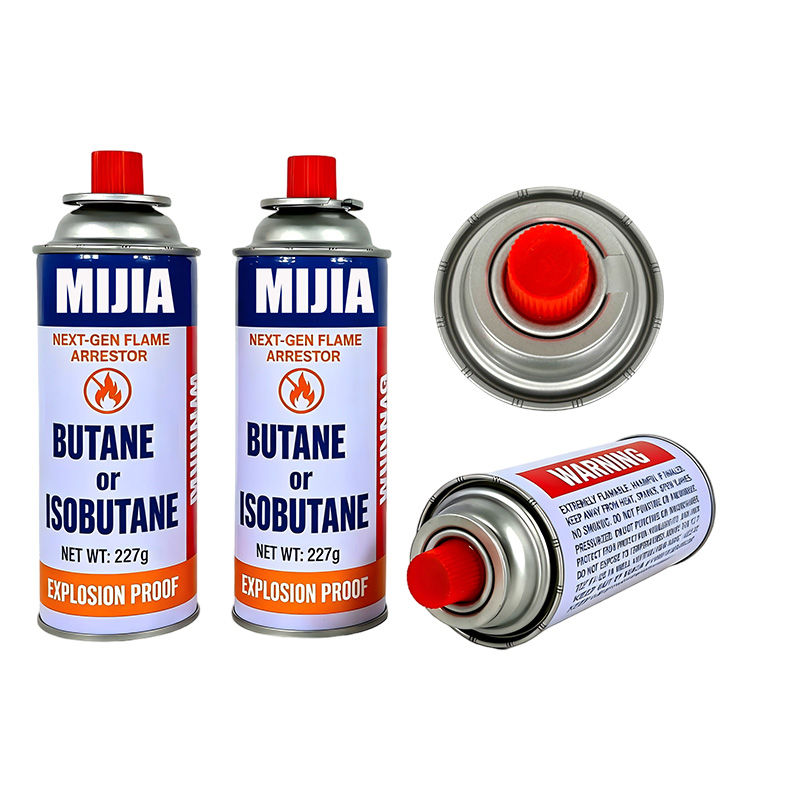 Butane gas canister with Explosion-proof design